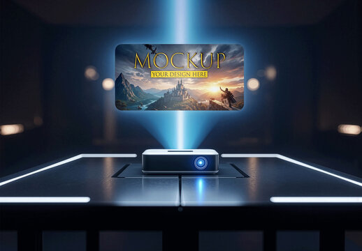 Holographic Display Projector Mockup