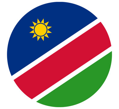 button Namibia flag icon vector illustration sign