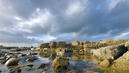 Joli paysage de mer en Bretagne