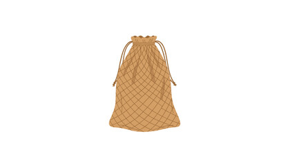 Burlap sack bag illustration rustic storage