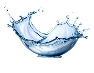 Water Splash: Capturing the exquisite form of a water splash, the image freezes a moment of dynamic beauty and refreshing purity.