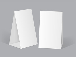 Blank table tent mockup © Margarita 