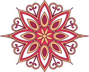 Fototapeta premium Modern Ornament Pattern Illustration. Ornamental Frame Design Illustration. Luxury Floral Ornament Illustration. Geometric Ornament Border Illustration. Decorative Pattern Ornament Illustration