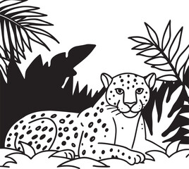 wild animals in jungle