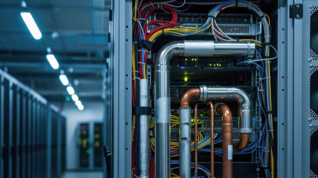 Data Center Server Room Infrastructure Details.