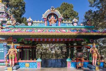 Fototapeta premium Shree Sankat Mochan temple located in Shimla, Himachal Pradesh, India. 