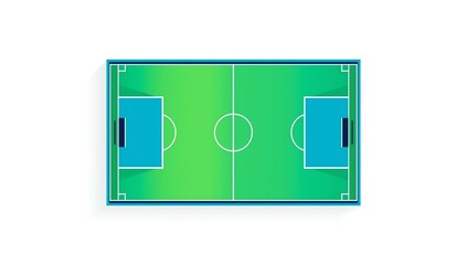 green football field