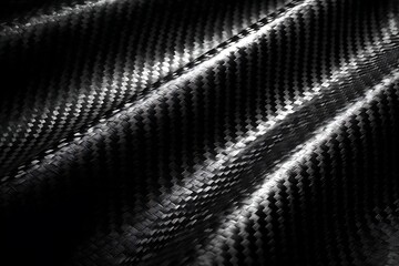Carbon Fiber Texture with Light Reflection.