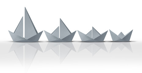 Scaling Down Business Concept as a motivational financial lifestyle austerity metaphor for downsizing and reducing your budget or personal budgeting and living a more frugal life as complex and expens