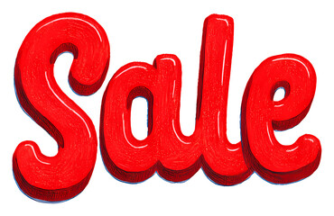 3d render of a discount symbol on a white background