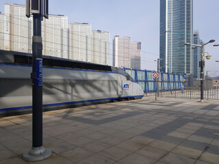 Obraz premium Cheonan-Asan KTX Station of South Korea