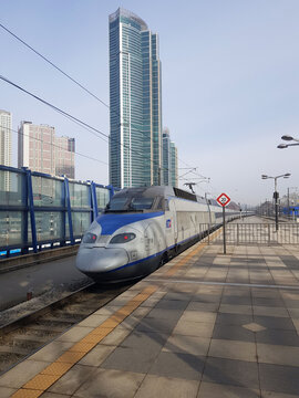 Cheonan-Asan KTX Station of South Korea