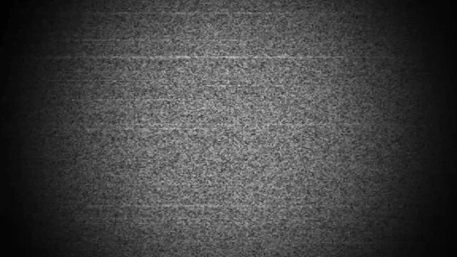 Analog tv noise background for signal loss and broadcast error. Television static texture for glitch interference and screen distortion. Old vhs style noise overlay for retro video effect