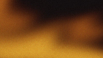 Abstract orange black grainy texture background, with gradient noise texture banner backdrop wide poster header music party design © sipon
