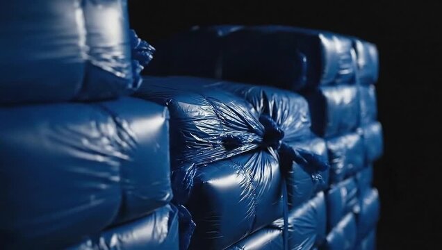 Forensic investigation of wrapped illegal drugs as crime evidence in a documentary