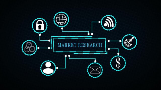 Market Research Analytics Interface with Business Data and Strategy Technology