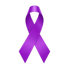 Purpleawarenessribbonsymbolisolatedontransparentbackground transparent background