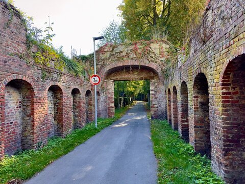 Ruine der Ludgerusburg in Coesfeld (NRW)