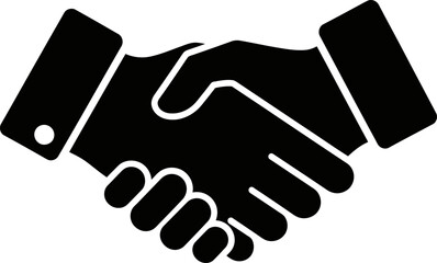 Handshake icon for partnership and agreement