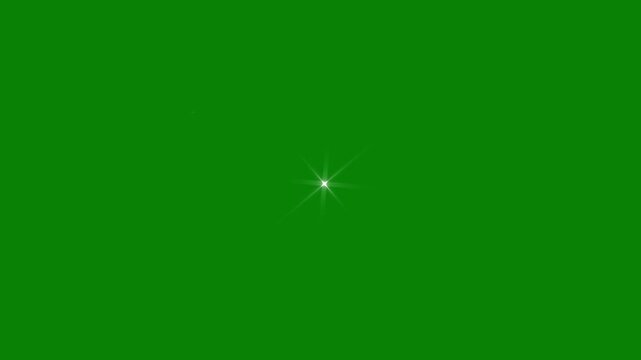 Twinkle star glitter sparkle, sparkling stars shine animation, blinking cartoon stars, star sparkle vector doodles, glowing light effect, retro shine star movement with green screen in 4K animation