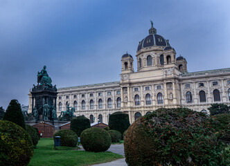 Monument of Maria Theresa on Maria Theresa square in Vienna, Capital of Austria.