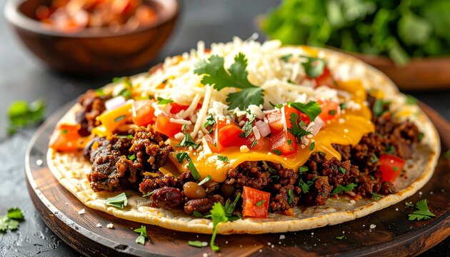 Mexican Tlayuda Crispy Tortilla