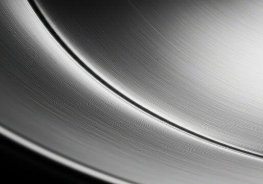 Smooth, polished silver metallic surface providing a high-key abstract background or reflective texture, suitable for luxury design concepts, metallic, elegant, background