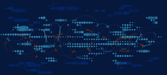 blue technology background