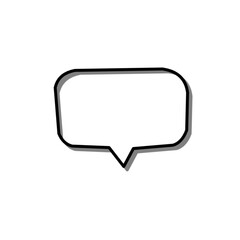 Naklejka premium Comic speech bubble