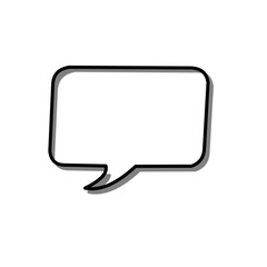 Naklejka premium Comic speech bubble