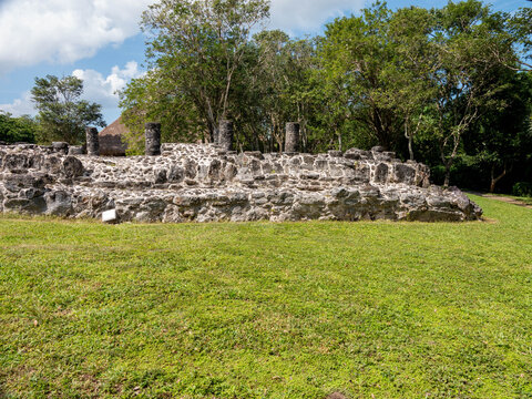 Ruins of San Gervasio Cozumel Mexico