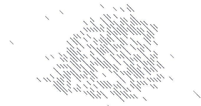 Minimal Motion Graphic Showing Vatican City Map Formation