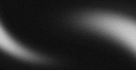 Black grainy gradient background noise texture blurred dark header backdrop poster banner header cover design, copy space