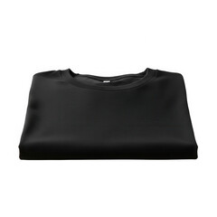 A black sweater on a white background isolated on transparent background