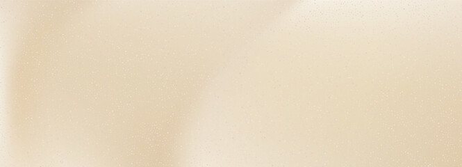 Gradient background with brown and light cream color transitions. White dots and particles create warm tan texture. Vector neutral gradation effect. Abstract backdrop for luxury designs.