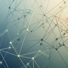 Fototapeta premium Abstract Futuristic Network Connections Background