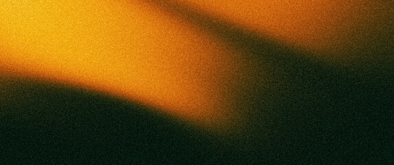 Abstract noisy orange brassy brown background, grainy textured color gradient, wide poster banner header backdrop design