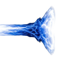 Fototapeta premium Electric beam or plasma burst effect