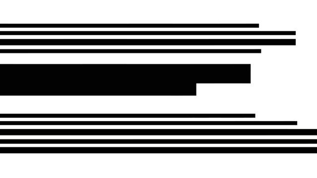 black bars covering text on a white background symbolizing redacted confidential information data privacy censorship and secure content