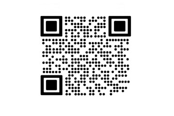 Qr code symbol representing digital information for scanning, linking, and modern technology data