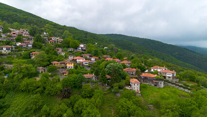 Ancient historical village of Palaios Panteleimonas near Platamonas, Pieria, Greece