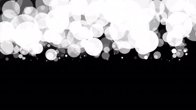 white vector matte transitions collection with alpha channel