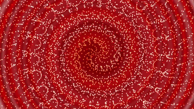 Red Spiral Particle Vortex Abstract Background Loopable Motion