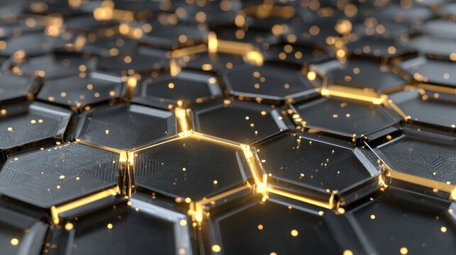 Concept of Graphene Layers Organizing Energy Particles in a Grid Representing Energy Storage and Nanotechnology