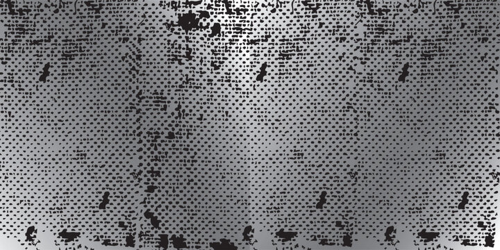 Grunge Distressed Dotted Color Halftone Retro Paper Abstract Print Texture Vector Background