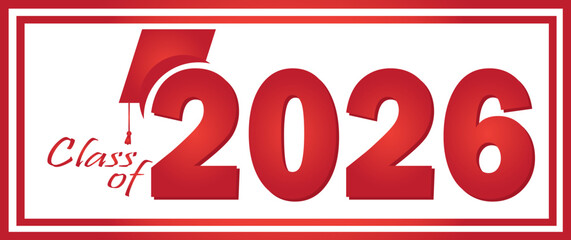 Graduation 2026 red