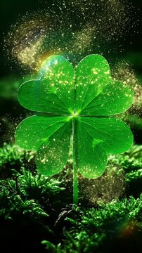 Lucky Four Leaf Clover
