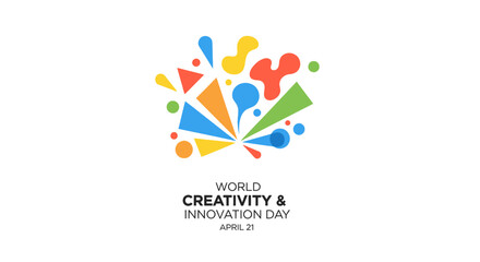 Colorful Paint Splatters Creative Design Element.