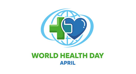 World Health Day Logo Design Elements.