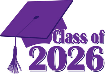 graduationcapclassof2026purple